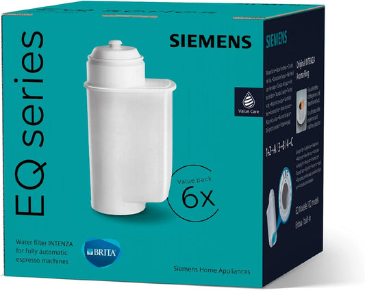 SIEMENS TZ70063A BRITA INTENZA Wasserfilter – 6er-Pack für EQ Kaffeevollautomaten