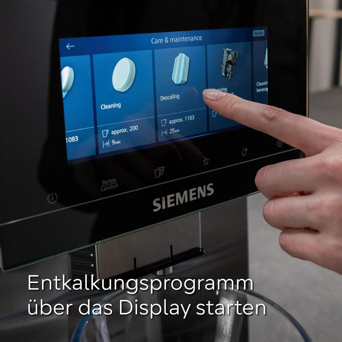 SIEMENS TZ80032A Entkalkungstabletten – 9 Stück für EQ & Einbau-Kaffeevollautomaten