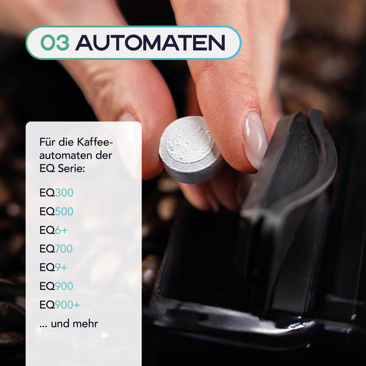 MEISTERZWECK4U Pflegeset für Kaffeevollautomaten – 2 Wasserfilter, 2x Original SIEMENS Reiniger & 2x Entkalker + Bürste
