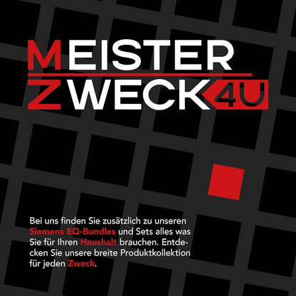 MEISTERZWECK4U Wasserfilter – 1 Stück kompatibel mit Siemens EQ, Bosch, Neff & Gaggenau – Brita Intenza Filtersystem