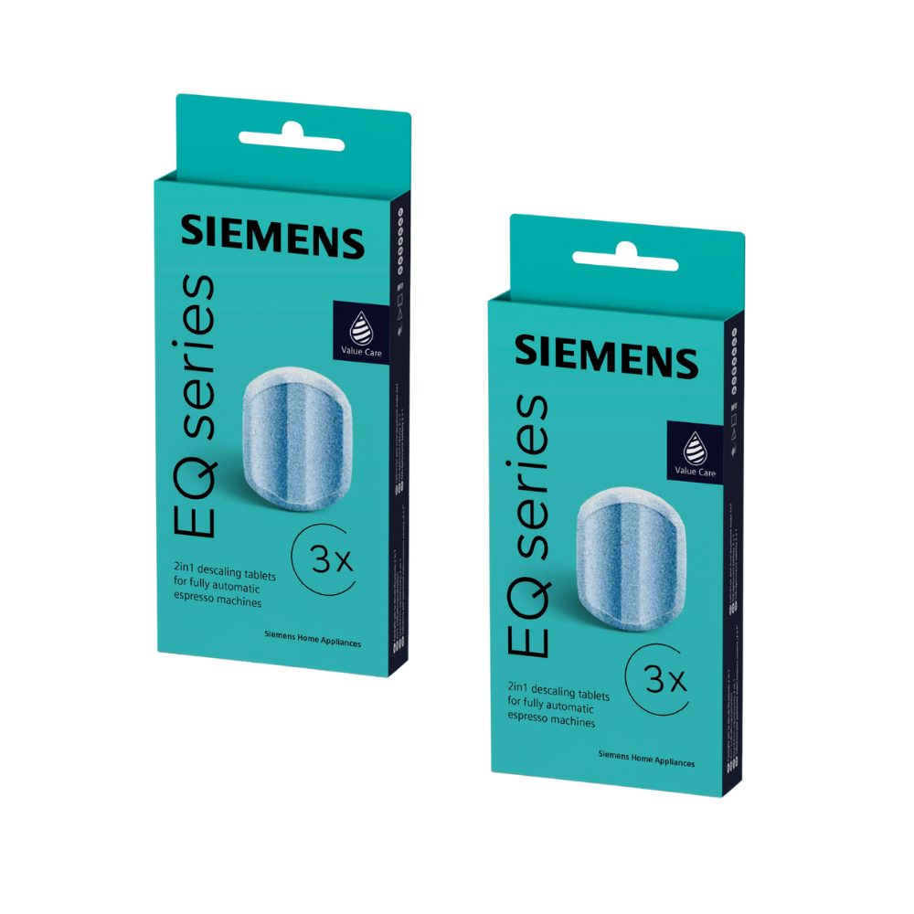 SIEMENS TZ80002A Entkalkungstabletten – 6 Stück für EQ & surpresso Kaffeevollautomaten