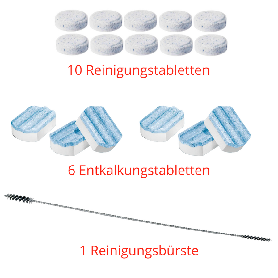 SIEMENS TZ80001 10 Reinigungstabletten + 6 Entkalkungstabletten TZ80002 für EQ