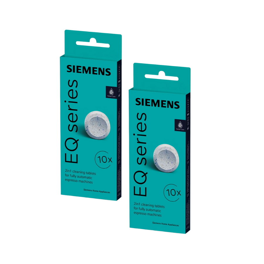 SIEMENS TZ80001A Reinigungstabletten – 20 Stück für EQ & surpresso Kaffeevollautomaten – Packung