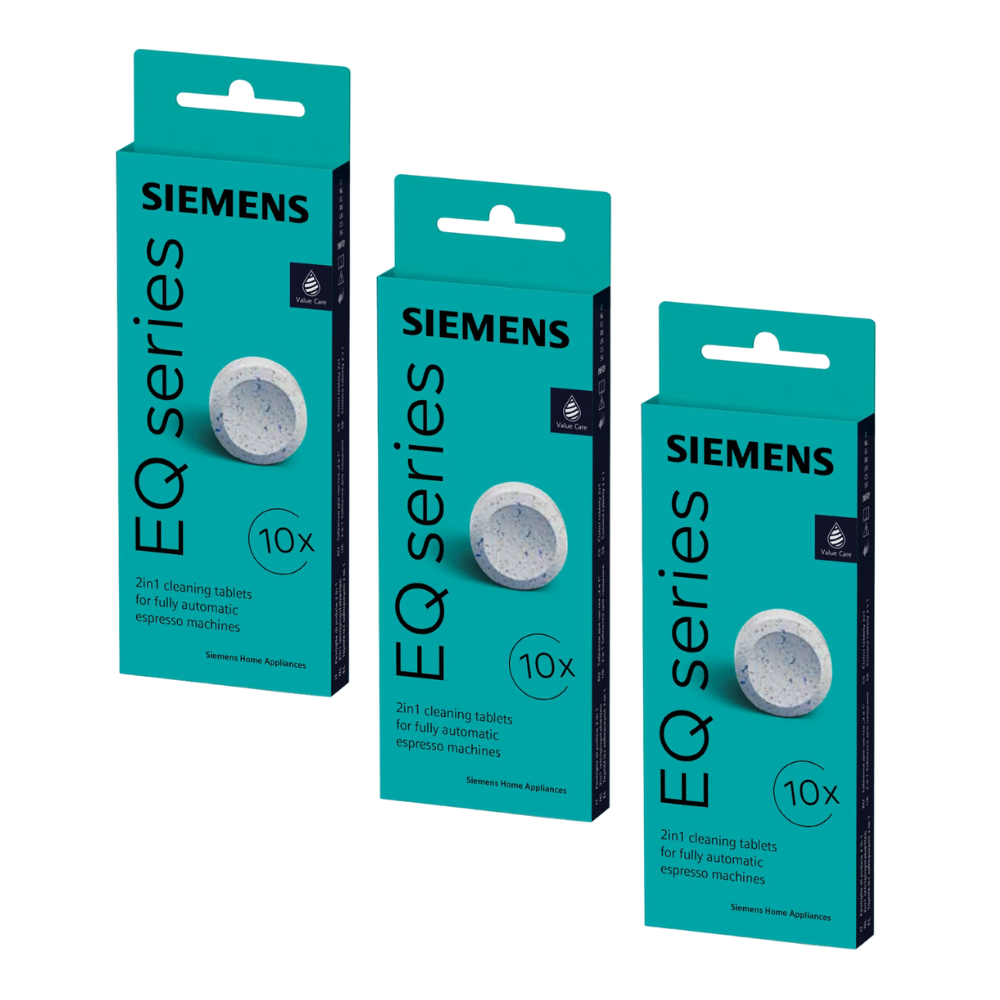 SIEMENS TZ80001A Reinigungstabletten – 30 Stück für EQ & surpresso Kaffeevollautomaten