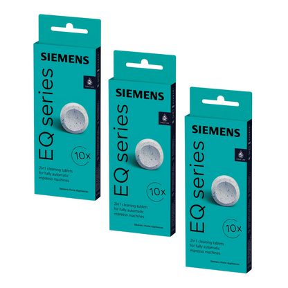 SIEMENS TZ80001A Reinigungstabletten – 30 Stück für EQ & surpresso Kaffeevollautomaten