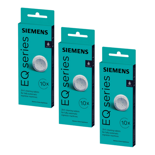 SIEMENS TZ80001A Reinigungstabletten – 30 Stück für EQ & surpresso Kaffeevollautomaten