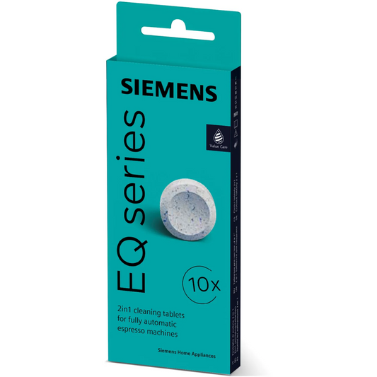 SIEMENS TZ80001A Reinigungstabletten – 10 Stück für EQ & surpresso Kaffeevollautomaten