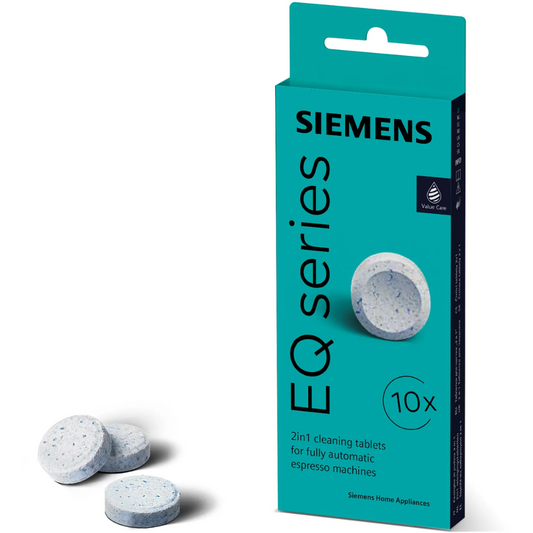SIEMENS TZ80001A Reinigungstabletten – 10 Stück für EQ & surpresso Kaffeevollautomaten