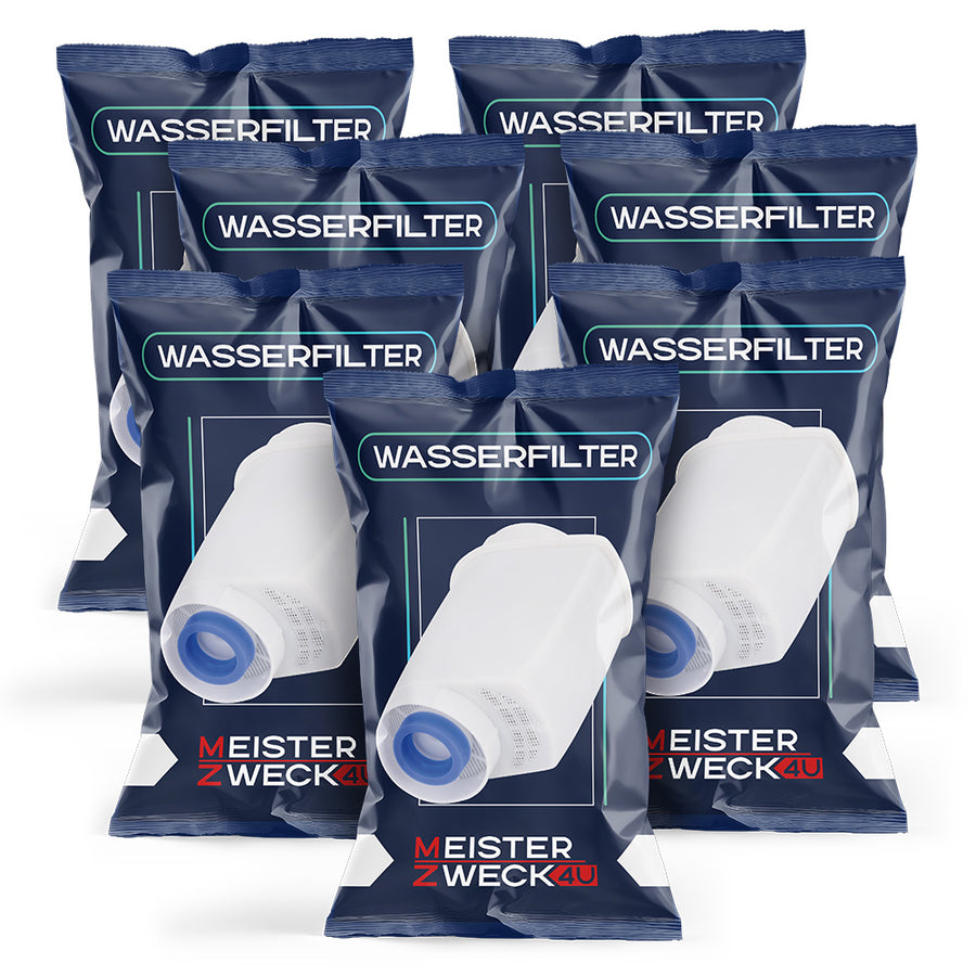 MEISTERZWECK4U Wasserfilter – 7 Stück kompatibel mit Siemens EQ, Bosch, Neff & Gaggenau – Brita Intenza Filtersystem