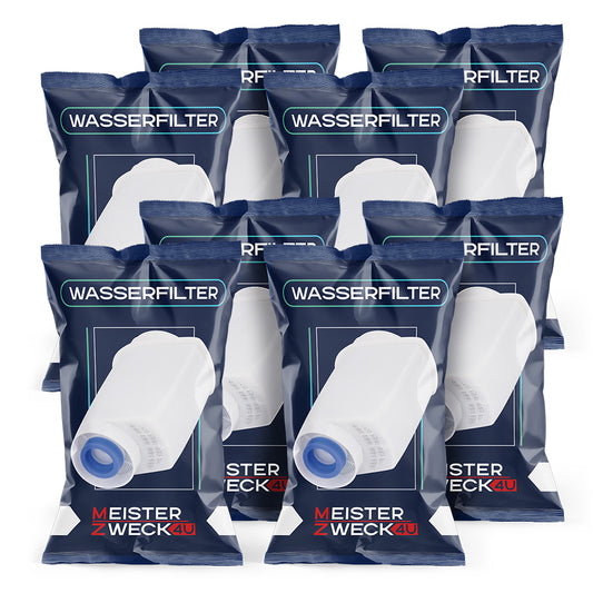 MEISTERZWECK4U Wasserfilter – 8 Stück kompatibel mit Siemens EQ, Bosch, Neff & Gaggenau – Brita Intenza Filtersystem