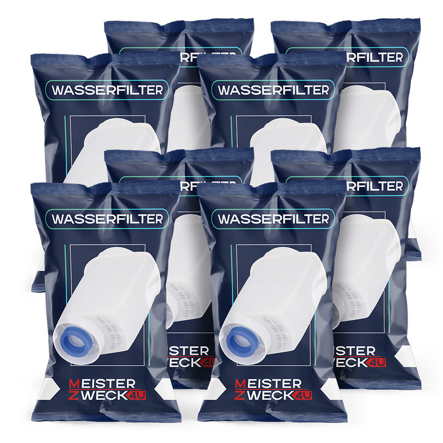 MEISTERZWECK4U Wasserfilter – 8 Stück kompatibel mit Siemens EQ, Bosch, Neff & Gaggenau – Brita Intenza Filtersystem