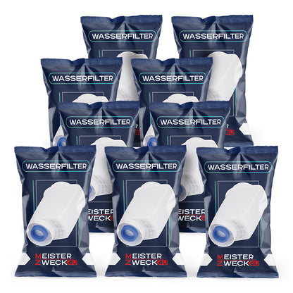 MEISTERZWECK4U Wasserfilter – 9 Stück kompatibel mit Siemens EQ, Bosch, Neff & Gaggenau – Brita Intenza Filtersystem